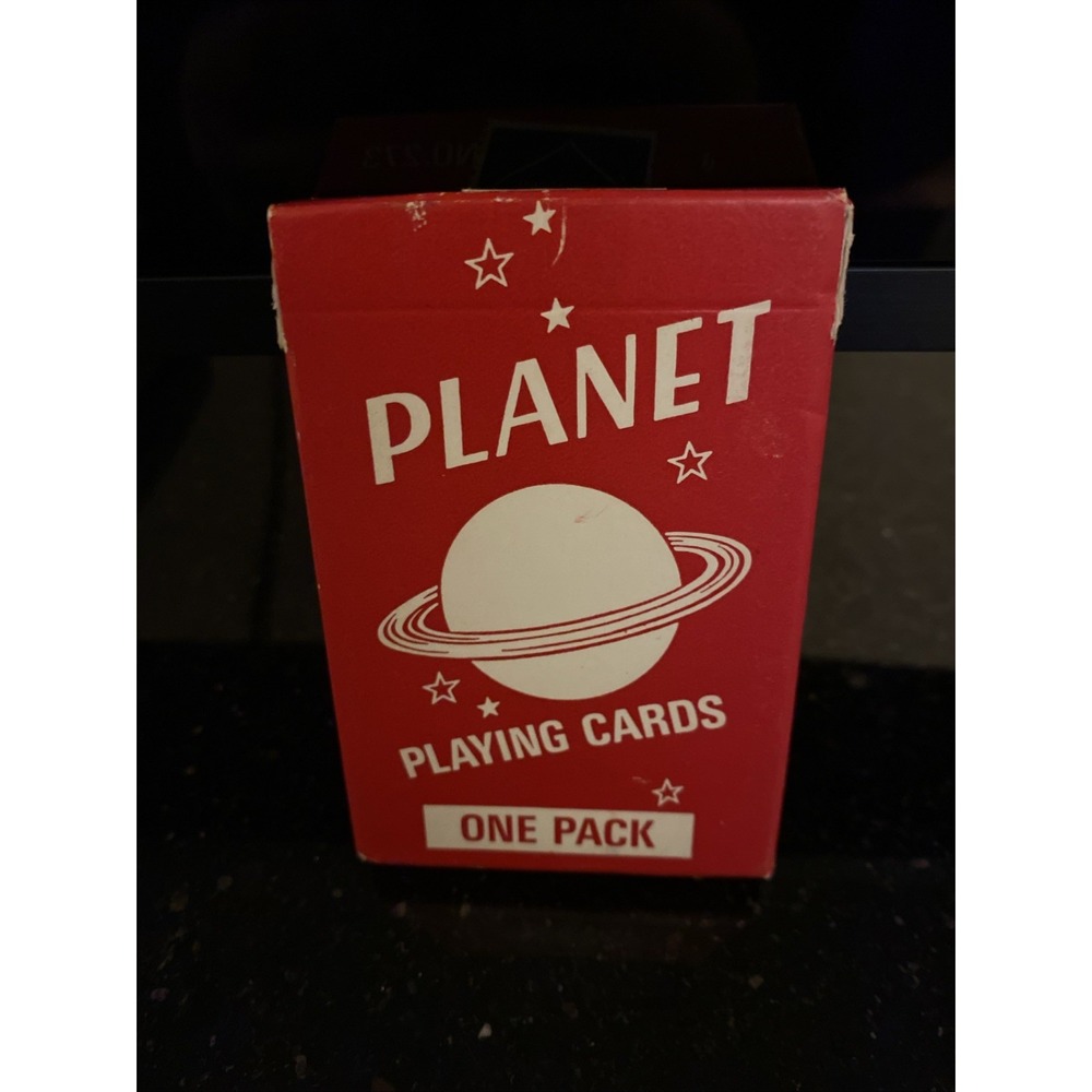 Vintage Planet Playing Cards Company Bridge Size - SEALED